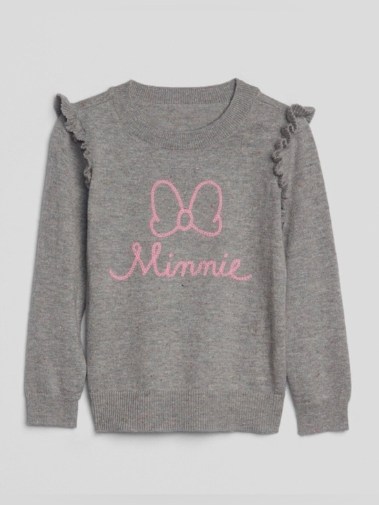 GAP Other - NWT toddler girl baby GAP x Disney Minnie Mouse grey sweater size 3T